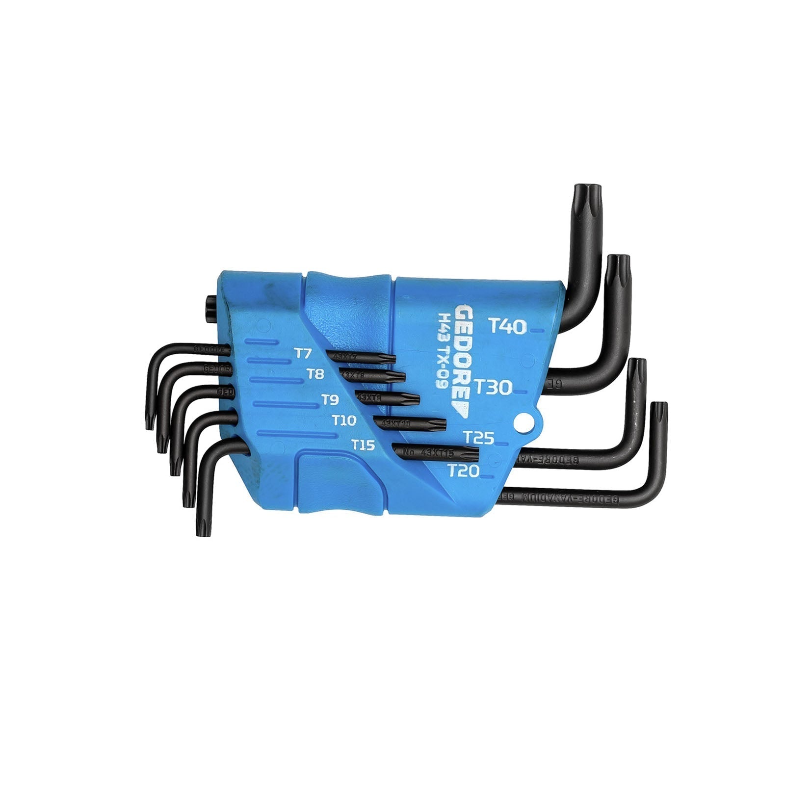 GEDORE H 43 TX - 09 - Juego de 9 Llaves TORX® T7 - T40 - Ferrotecnia