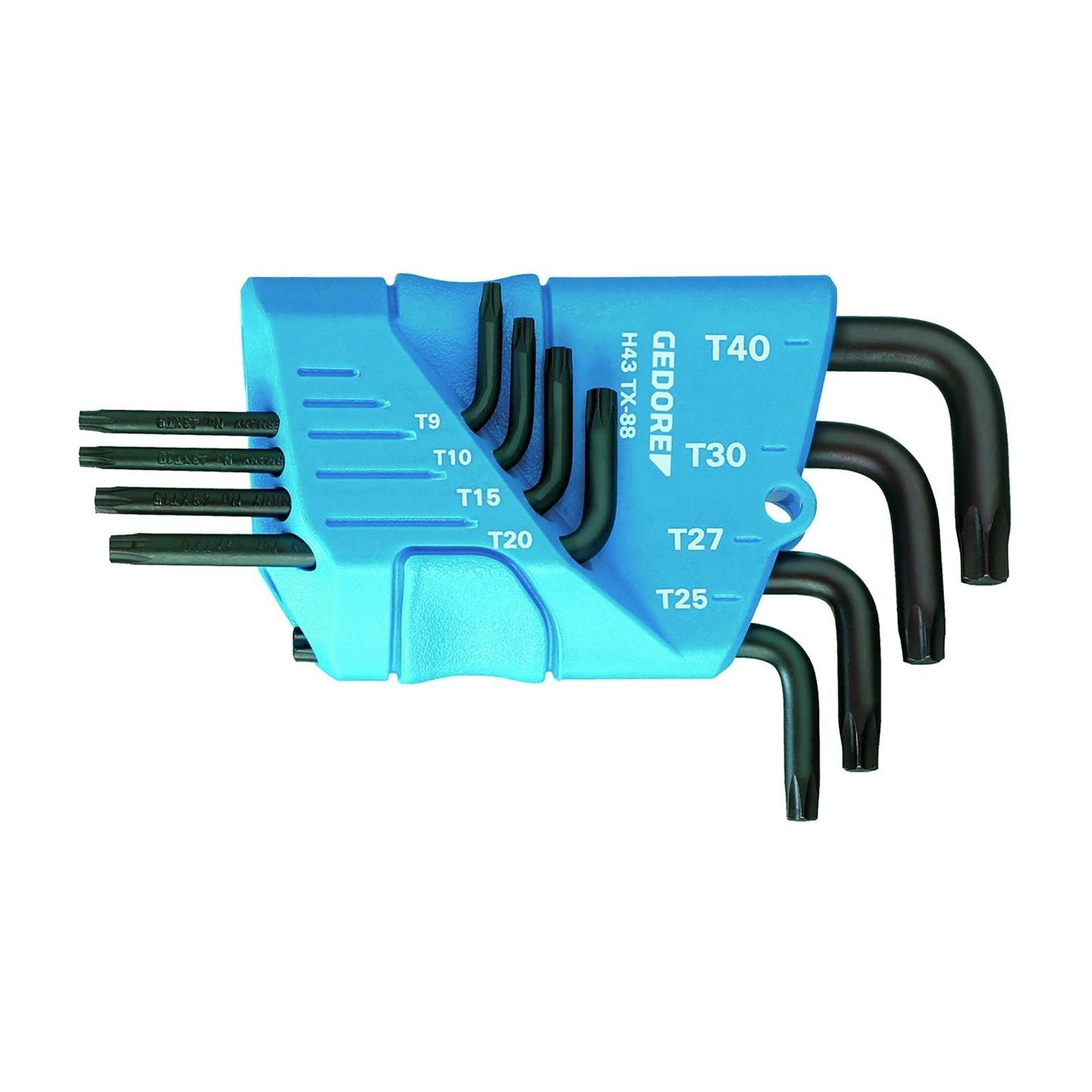 GEDORE H 43 TX - 88 - Juego de 7 Llaves TORX® T9 - T40 - Ferrotecnia