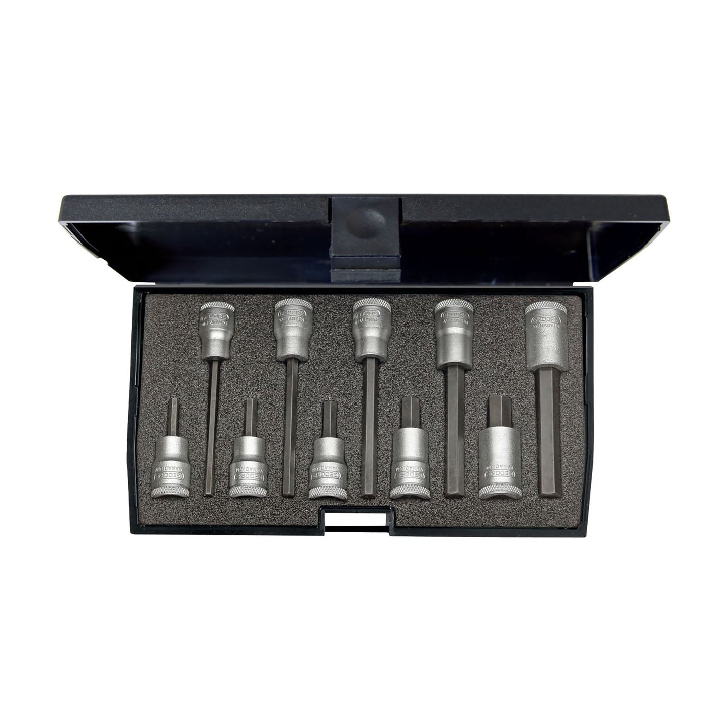 GEDORE IN 30 LKM - Juego de Vasos IN Largos Bola 3/8" - Ferrotecnia