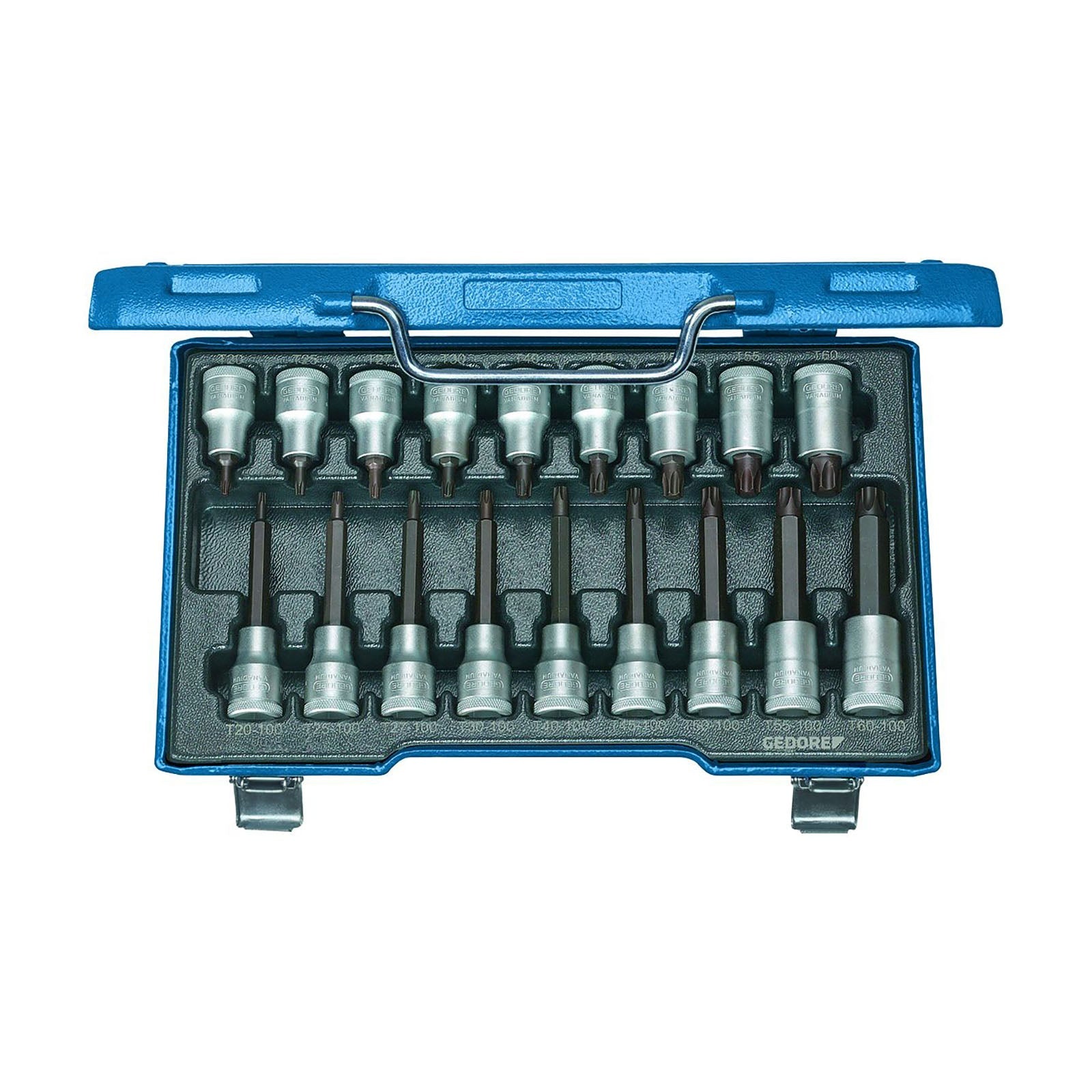 GEDORE ITX 19 LKP - Juego de Vasos TORX® Largos 1/2" - Ferrotecnia