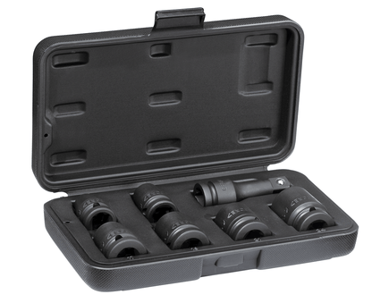 GEDORE K 19 - 007 - Juego de vasos de impacto de 1/2", de 10 a 24 mm - Ferrotecnia