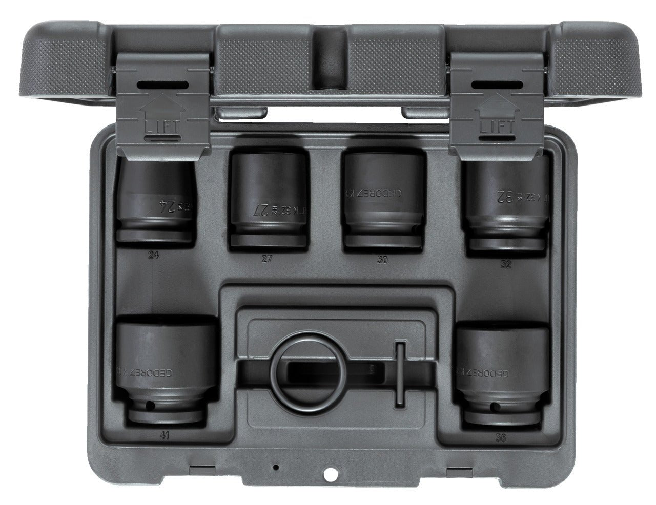 GEDORE K 32 - 008 - Juego de Vasos de Impacto de 3/4". 8 pzas - Ferrotecnia