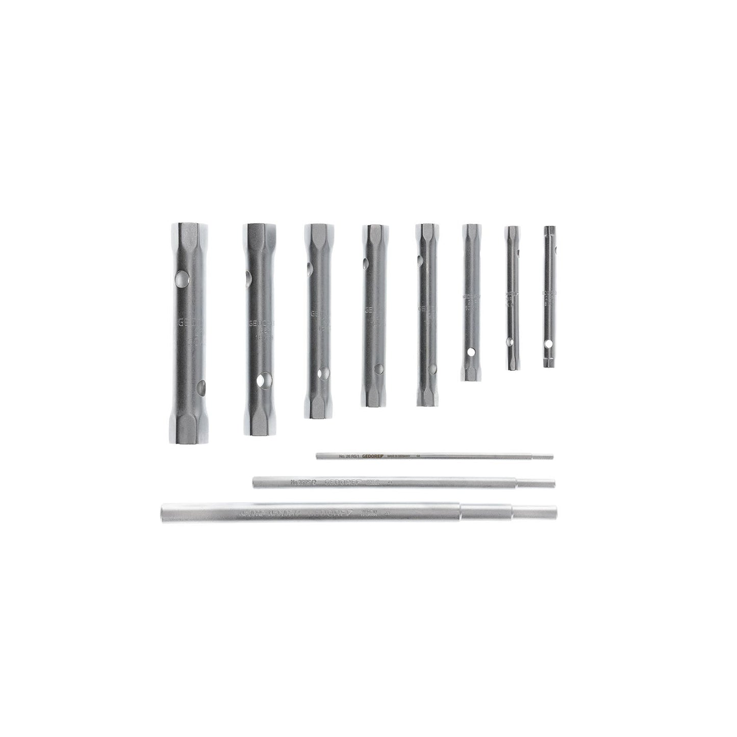 GEDORE KD 26 R - 8 - Juego de 8 Llaves de Tubo Huecas - Ferrotecnia
