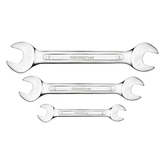 GEDORE red R05125006 - Juego de 6 llaves fijas, modelo corto, 6 - 17 mm (3300958) - Ferrotecnia