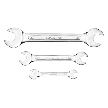 GEDORE red R05126008 - Juego de 8 llaves fijas, modelo corto, 6 - 22 mm (3301081) - Ferrotecnia