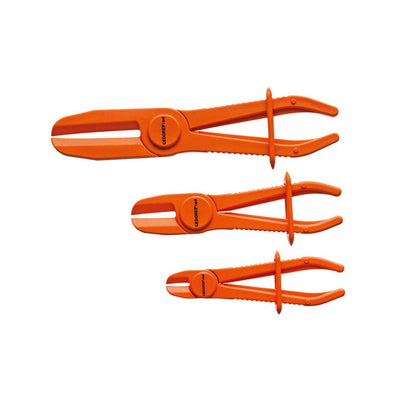 GEDORE red R15151000 - Juego de tenazas abrazaderas para tubos flexibles, Ø 0 - 60 mm, 3 piezas (3301539) - Ferrotecnia