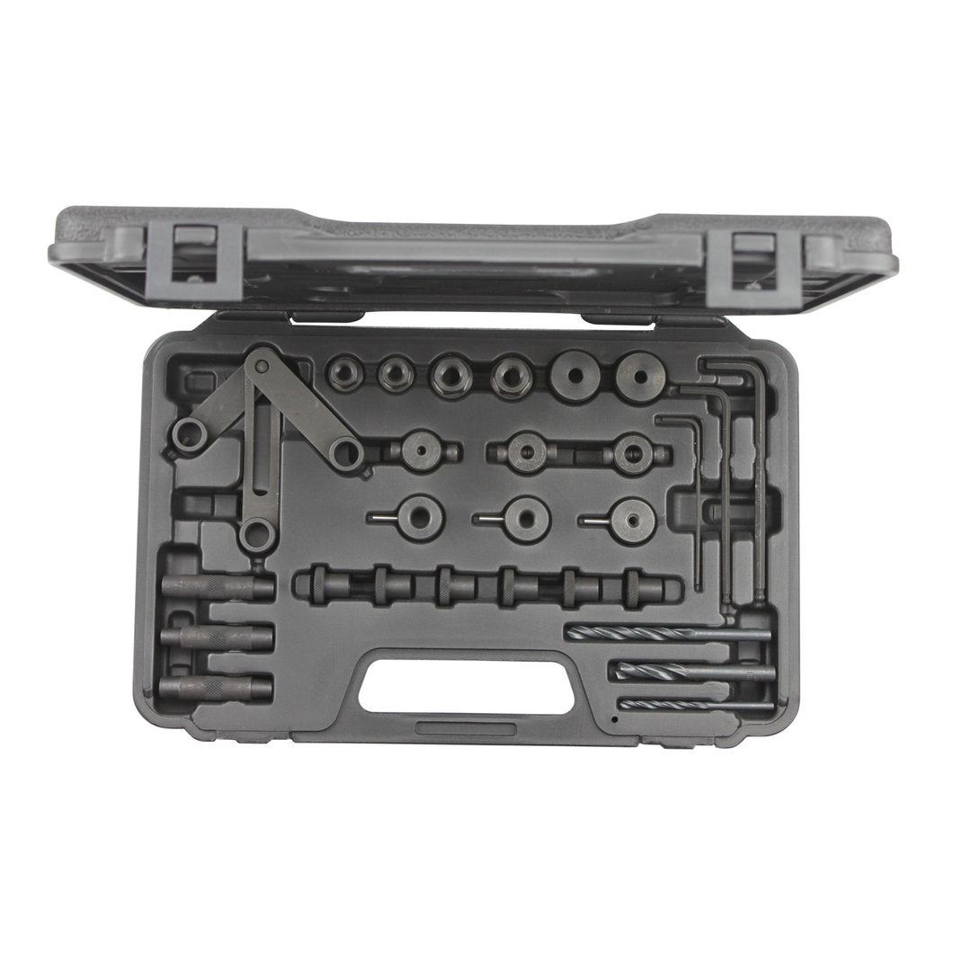 GEDORE red R15203000 - Juego de plantillas para taladrar cabezas de cilindro, 30 piezas (3301590) - Ferrotecnia