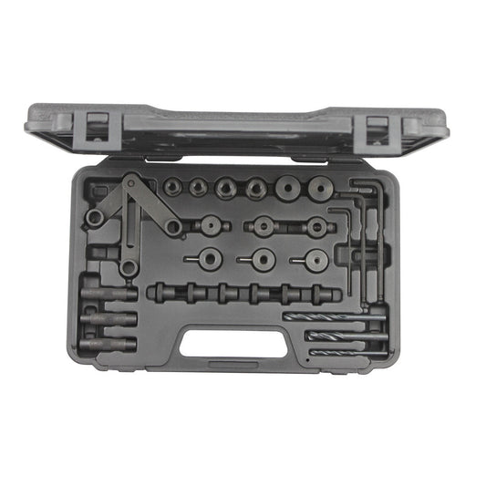 GEDORE red R15203000 - Juego de plantillas para taladrar cabezas de cilindro, 30 piezas (3301590) - Ferrotecnia