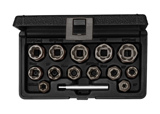 GEDORE red R19153000 - Juego de extractores de tornillos 6 - 19mm, 14 piezas (3301563) - Ferrotecnia