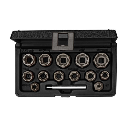 GEDORE rouge R19153000 - Coffret d'extracteurs de vis 6-19 mm, 14 pièces