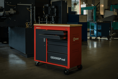 GEDORE red R20400006 - Banco de trabajo móvil MECHANIC, con 6 cajones 988x431x935 mm (3301818) - Ferrotecnia