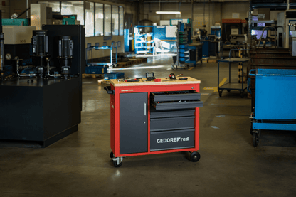 GEDORE red R20400006 - Banco de trabajo móvil MECHANIC, con 6 cajones 988x431x935 mm (3301818) - Ferrotecnia