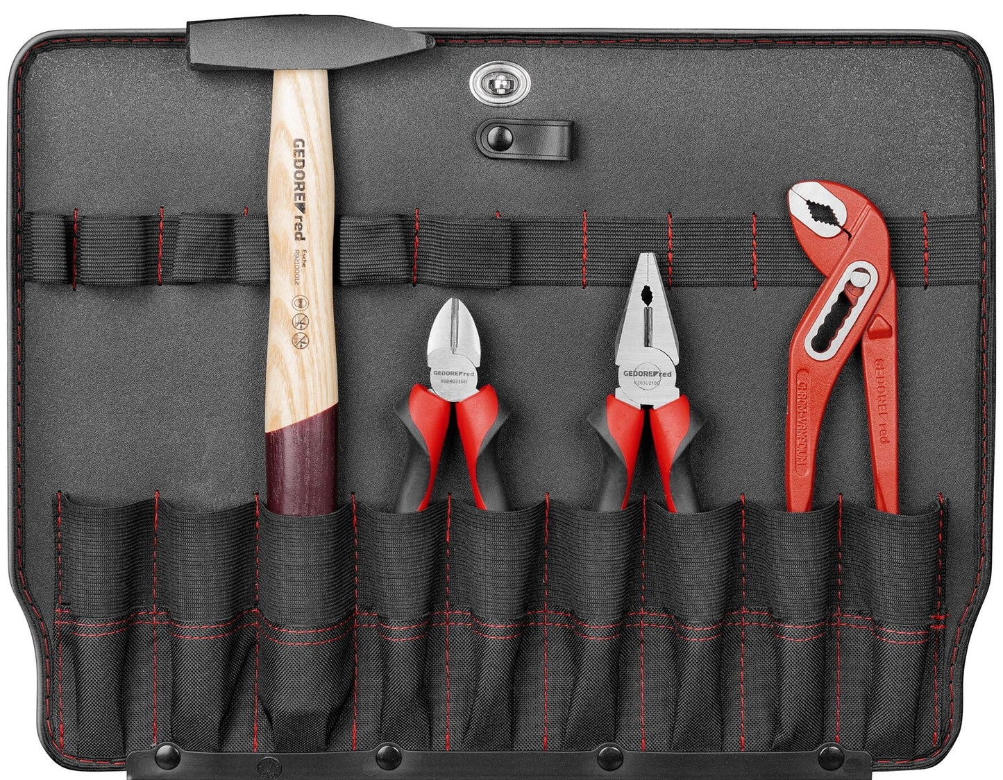 GEDORE red R21652057 - Maleta de herramientas AZUBI L con surtido de 57 herramientas (3301638) - Ferrotecnia