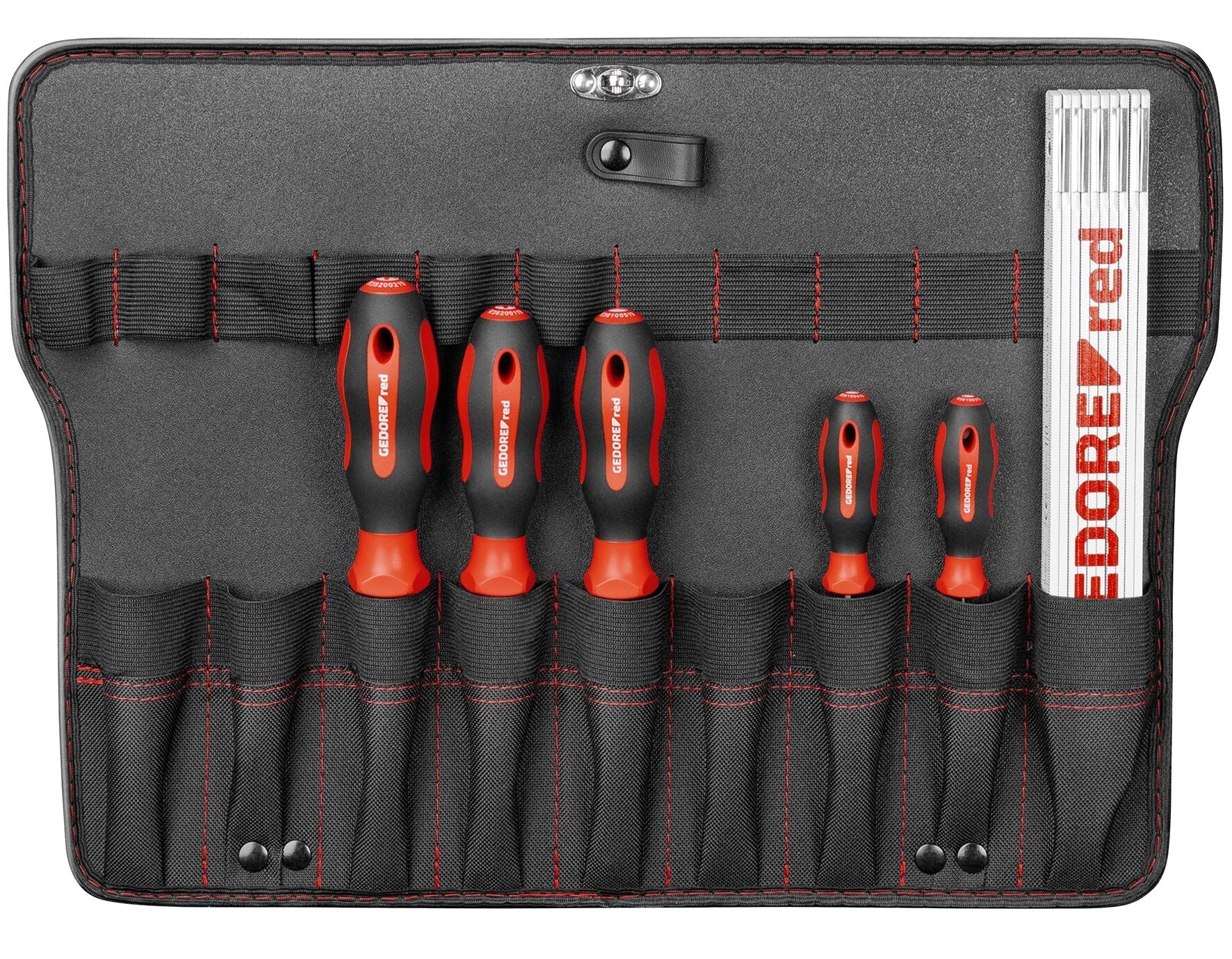 GEDORE red R21652057 - Maleta de herramientas AZUBI L con surtido de 57 herramientas (3301638) - Ferrotecnia