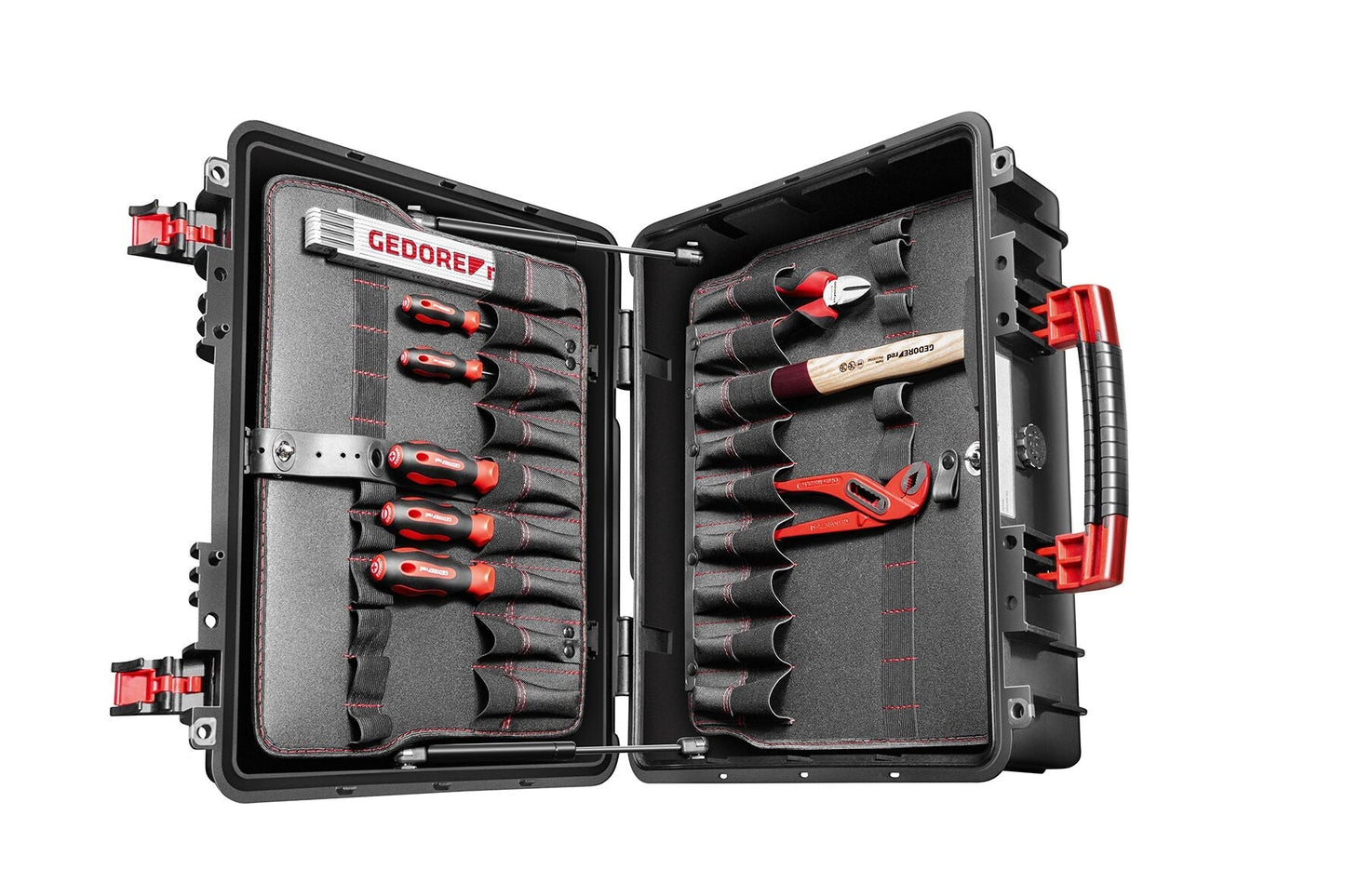GEDORE red R21652057 - Maleta de herramientas AZUBI L con surtido de 57 herramientas (3301638) - Ferrotecnia