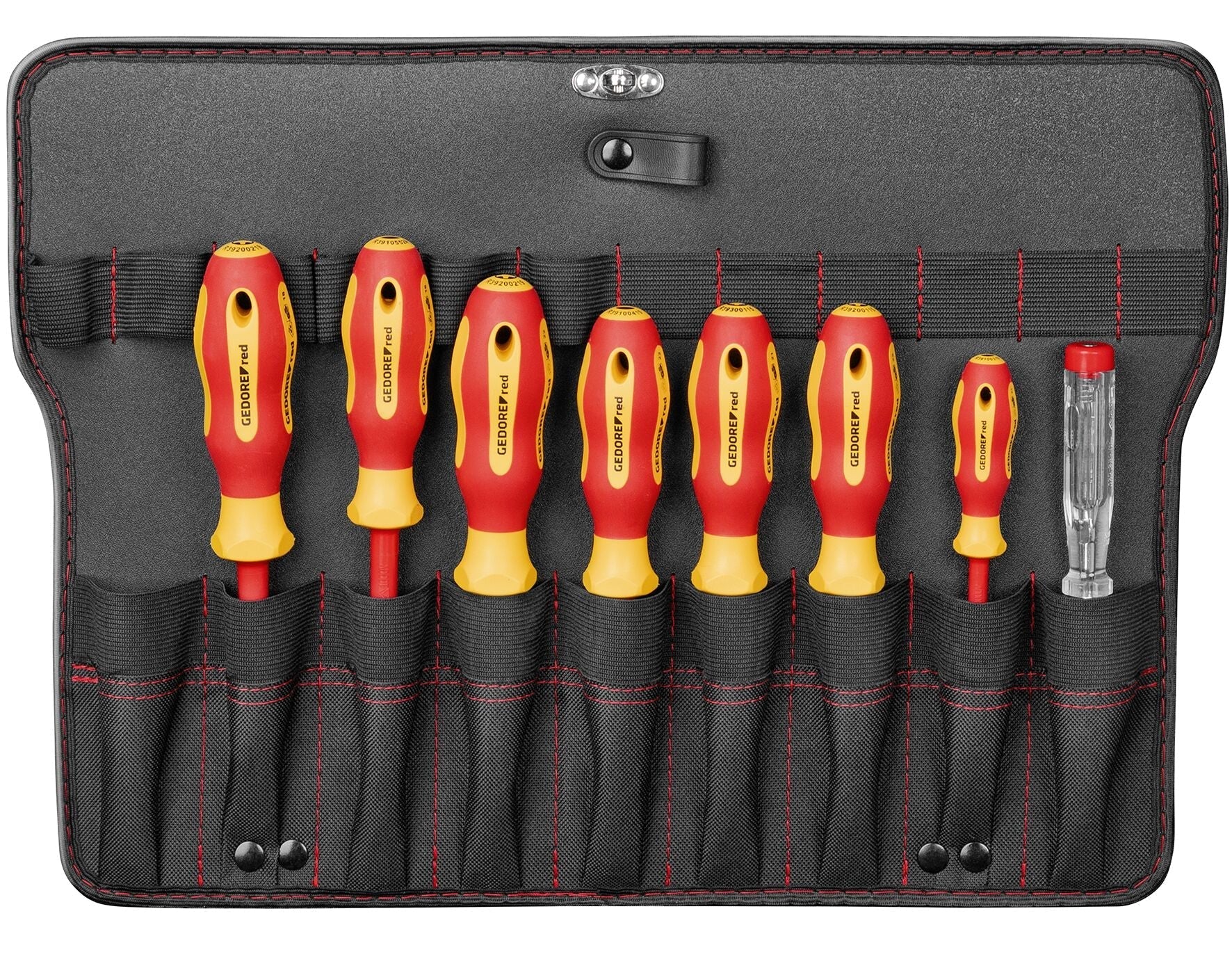 GEDORE red R21652089 - Maleta de herramientas con surtido de 89 herramientas para electricistas (3301643) - Ferrotecnia