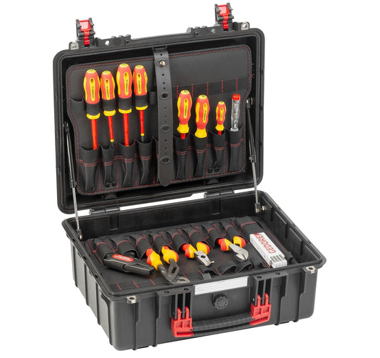 GEDORE red R21652089 - Maleta de herramientas con surtido de 89 herramientas para electricistas (3301643) - Ferrotecnia