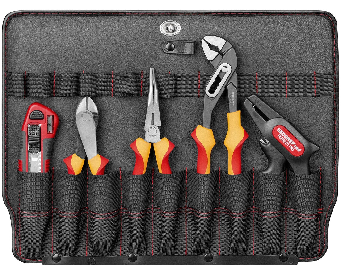 GEDORE red R21652089 - Maleta de herramientas con surtido de 89 herramientas para electricistas (3301643) - Ferrotecnia