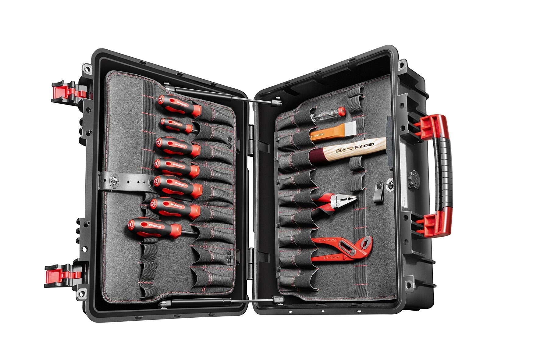 GEDORE red R21652101 - Maleta de herramientas MASTER XL con surtido de 101 herramientas (3301639) - Ferrotecnia