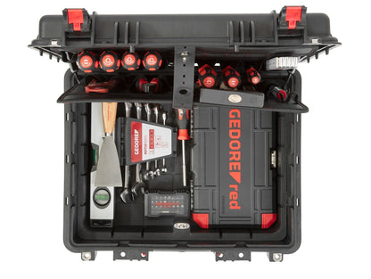 GEDORE red R21652101 - Maleta de herramientas MASTER XL con surtido de 101 herramientas (3301639) - Ferrotecnia