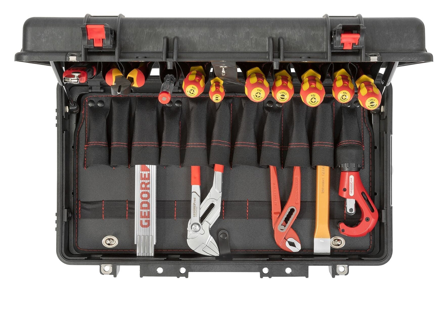 GEDORE red R21902072 - Maleta tipo trolley con surtido de herramientas FONTANERO (3301644) - Ferrotecnia