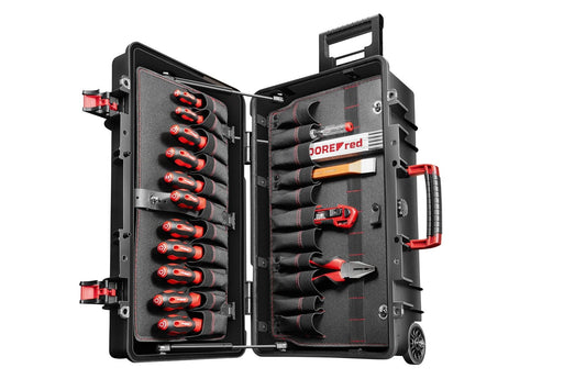 GEDORE red R21902124 - Trolley de herramientas MASTER XXL con surtido de 124 herramientas (3301641) - Ferrotecnia