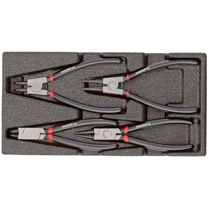 GEDORE red R22150017 - Juego de alicates de puntas para arandelas, módulo CT 2/6, 4 piezas (3301716) - Ferrotecnia