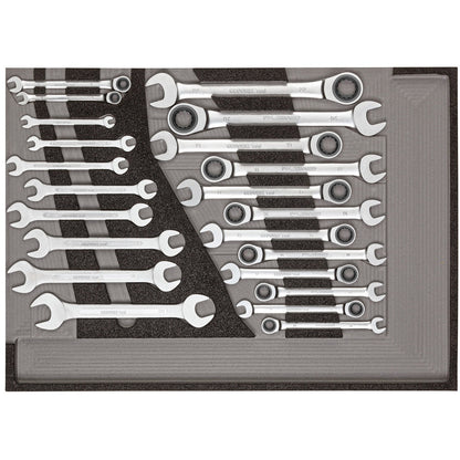 GEDORE red R22350006 - Juego de llaves para tornillos 1/1 módulo CT, 22 piezas (3301687) - Ferrotecnia