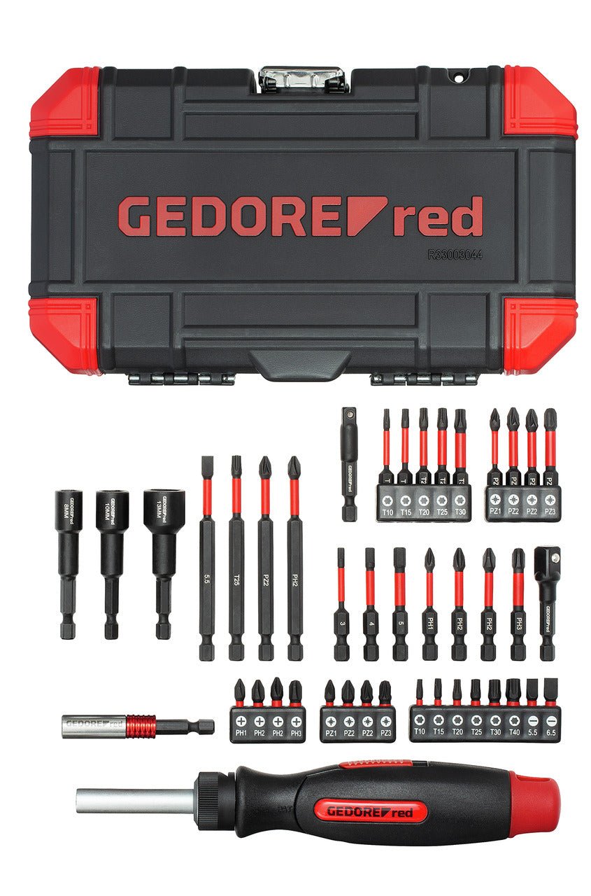 GEDORE red R33003043 - Juego de puntas de torsión, 43 piezas (3304902) - Ferrotecnia
