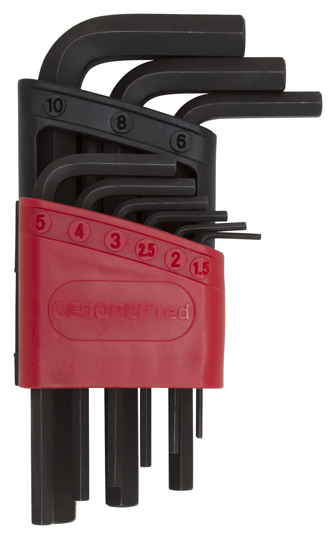 GEDORE red R36605009 - Juego de llaves allen, 1,5 - 10 mm, 9 llaves (3301331) - Ferrotecnia