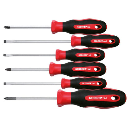 GEDORE red R38002106 - Juego de 6 destornilladores PZ + Planos (3301271) - Ferrotecnia