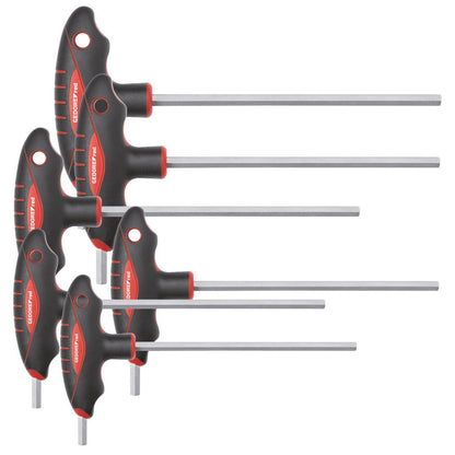 GEDORE red R38672006 - Juego de llaves Allen con mango en T de dos componentes, hexagonal 2,5 - 8 mm (3301281) - Ferrotecnia
