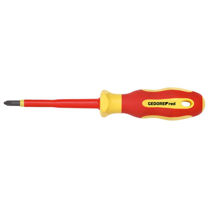 GEDORE red R39300219 - Destornillador VDE PZ2 L.100 mm (3301407) - Ferrotecnia