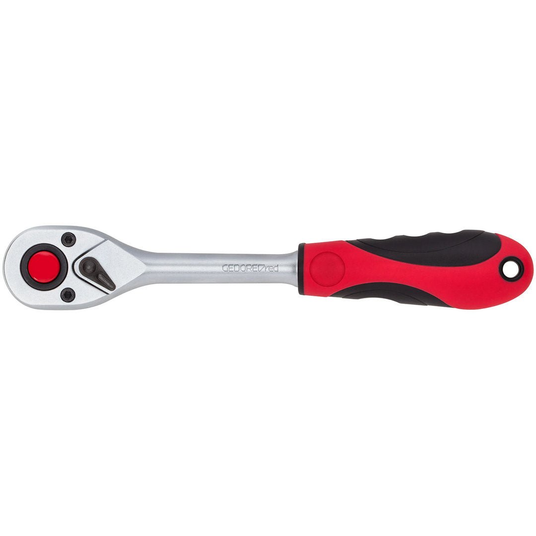 GEDORE red R40000027 - Carraca reversible de 1/4" con mango de 2 componentes (3300158) - Ferrotecnia