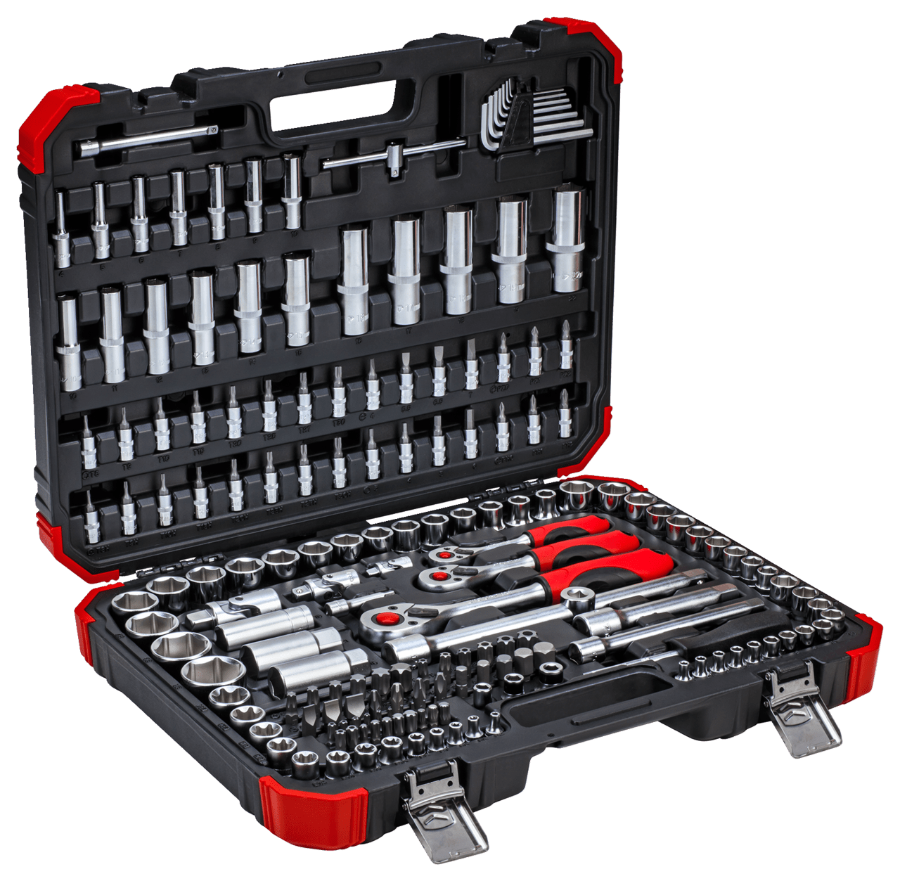 GEDORE red R45603172 - Juego de llaves de vaso 1/4"+3/8"+1/2", 172 piezas - Ferrotecnia