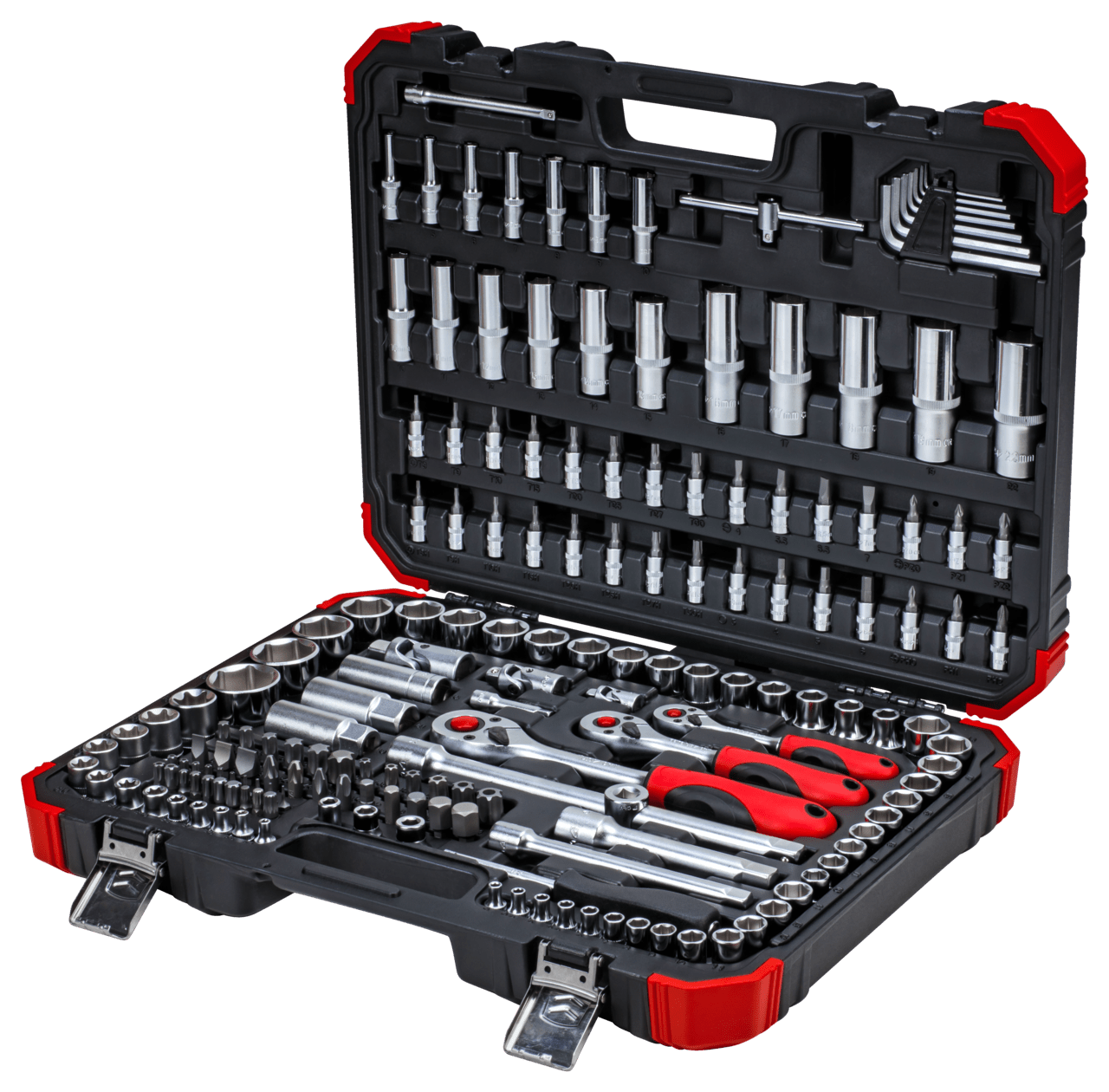 GEDORE red R45603172 - Juego de llaves de vaso 1/4"+3/8"+1/2", 172 piezas - Ferrotecnia