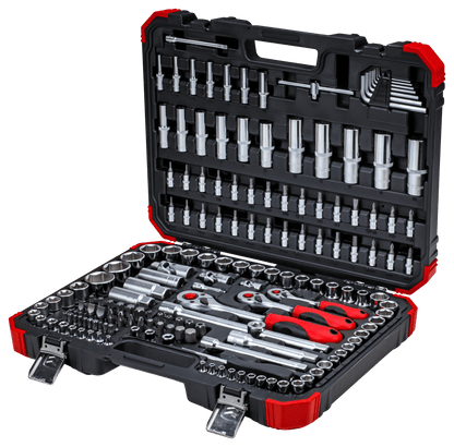 GEDORE red R45603172 - Juego de llaves de vaso 1/4"+3/8"+1/2", 172 piezas - Ferrotecnia