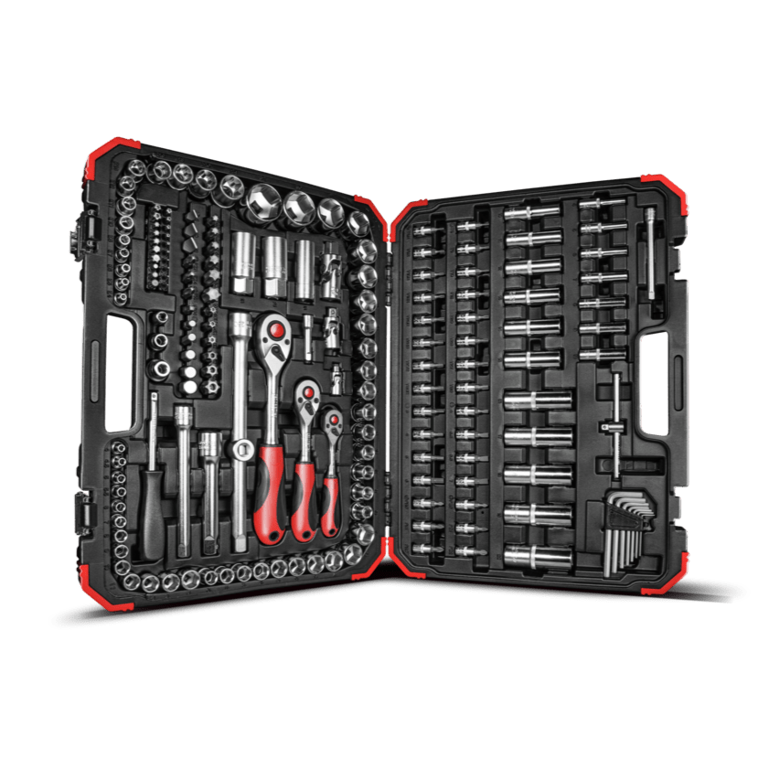 GEDORE red R45603172 - Juego de llaves de vaso 1/4"+3/8"+1/2", 172 piezas - Ferrotecnia