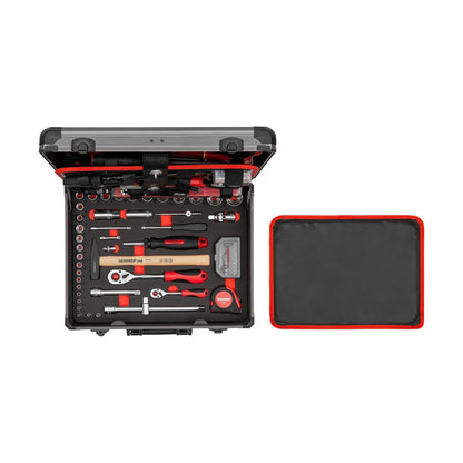 GEDORE rouge R46007138 - Coffret d'outils polyvalent en coffret aluminium, 138 pièces