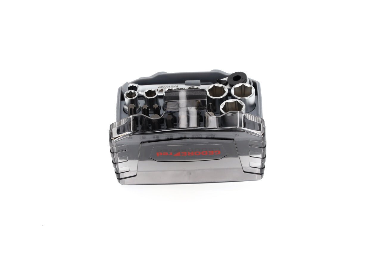 GEDORE red R49005023 - Juego de puntas y vasos 1/4" 6 - 13 mm, 23 piezas (3300026) - Ferrotecnia