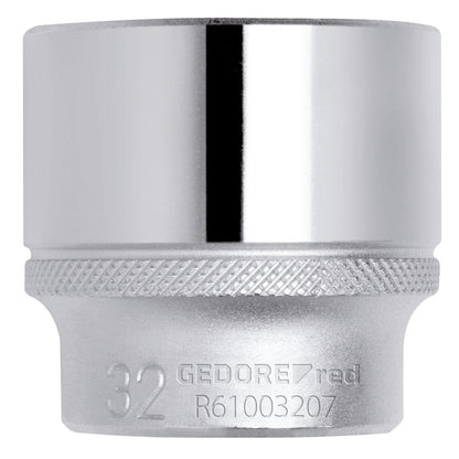 GEDORE red R61001906 - Vaso 1/2", hexagonal, 19 mm L=38 mm (3300268) - Ferrotecnia