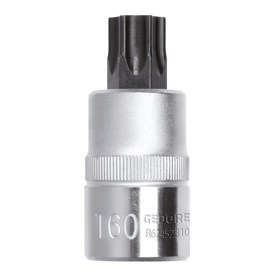 GEDORE red R62452310 - Vaso destornillador 1/2" TORX T60 L=55 mm (3300399) - Ferrotecnia