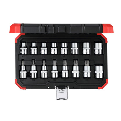 GEDORE red R68003016 - Jgo llav. vaso 1/2 TXE10 - 24T30 - 70 16pzas (3300009) - Ferrotecnia