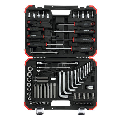 GEDORE red R68003075 - Juego de herramientas de atornillar TORX incl. maleta, 75 piezas (3301575) - Ferrotecnia