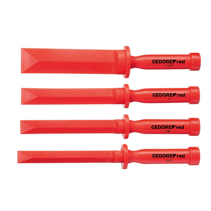 GEDORE red R91901004 - Juego de cinceles de plástico, 4 piezas (3301570) - Ferrotecnia