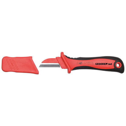 GEDORE red R93220028 - Cuchillo cortacables VDE, hoja L=185 mm (3301415) - Ferrotecnia