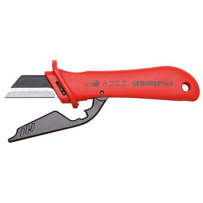 GEDORE red R93220128 - Cuchillo cortacables VDE, hoja L=185 mm (3301416) - Ferrotecnia