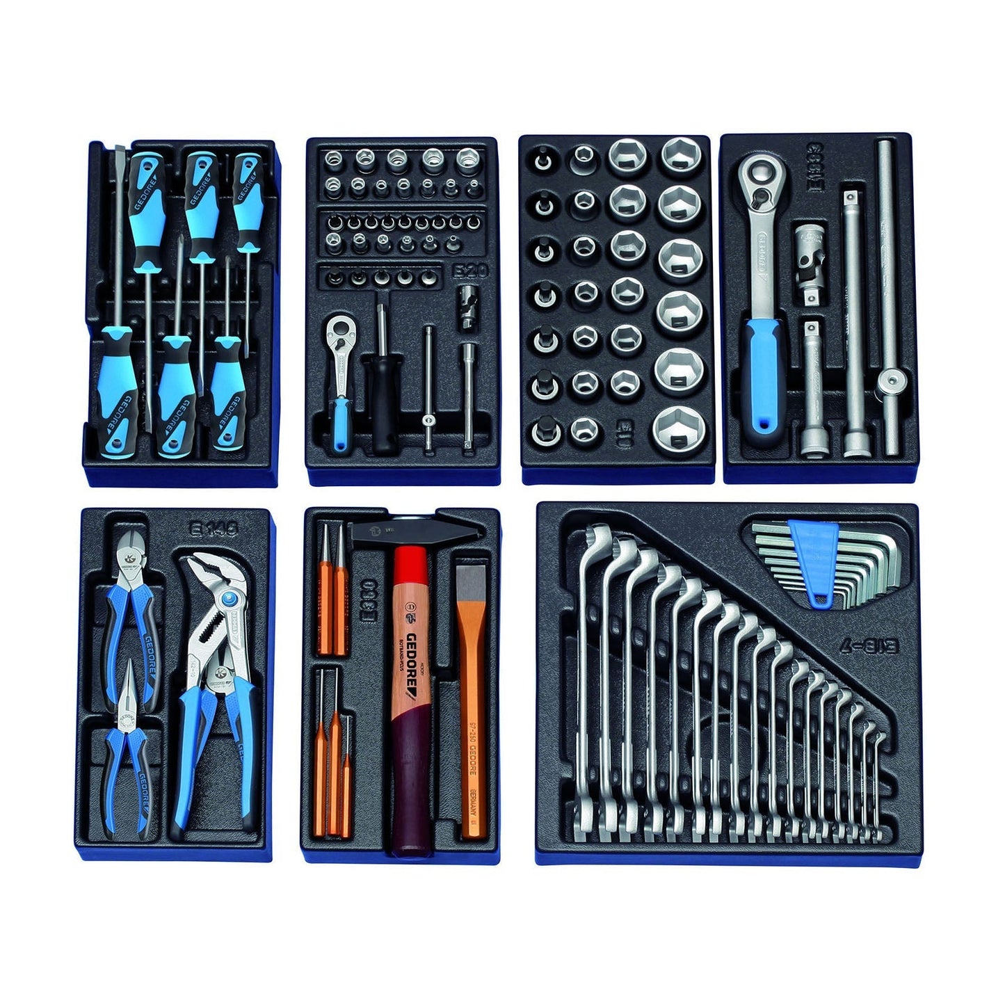 GEDORE S 1500 ES - 01 - Surtido de módulos pequeño - Ferrotecnia