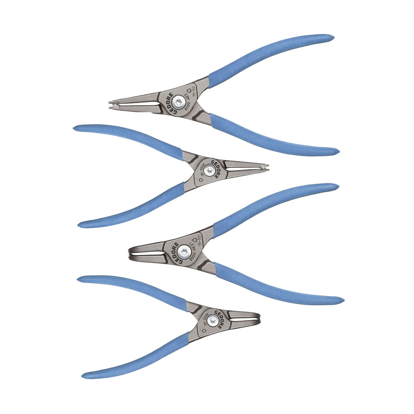 GEDORE S 8000 AE - Juego de 4 alicates segger exterior - Ferrotecnia