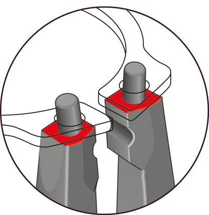 GEDORE S 8000 E - Juego de 4 Alicates Circlip - Ferrotecnia